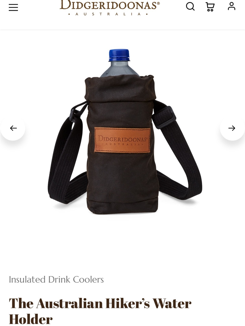 DIDGERIDOONAS - AUSTRALIA - The Australian Hiker's Water Holder